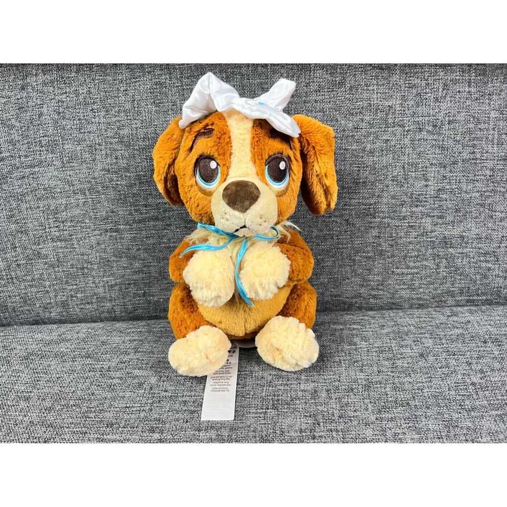 Disney Store Baby Nana Peter Pan Dog 10 inch Sitting Stuffed Animal